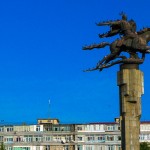 Manas e as pombas - Bishkek